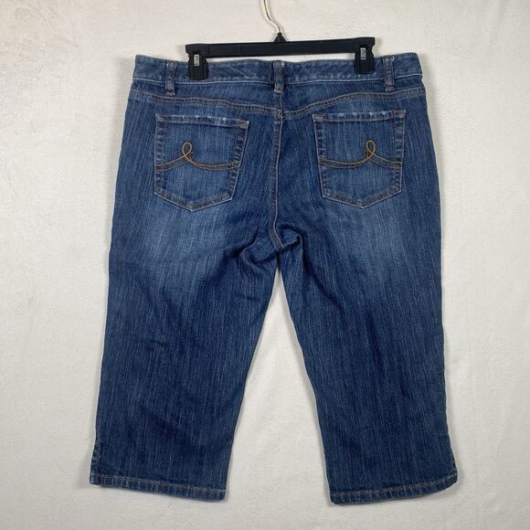 Ann Taylor LOFT Slim Cropped Denim Jeans – Size 14 - Picture 1 of 10